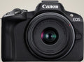 Canon EOS R50 4K Mirrorless Camera with RF-S 18-45mm Lens - Black