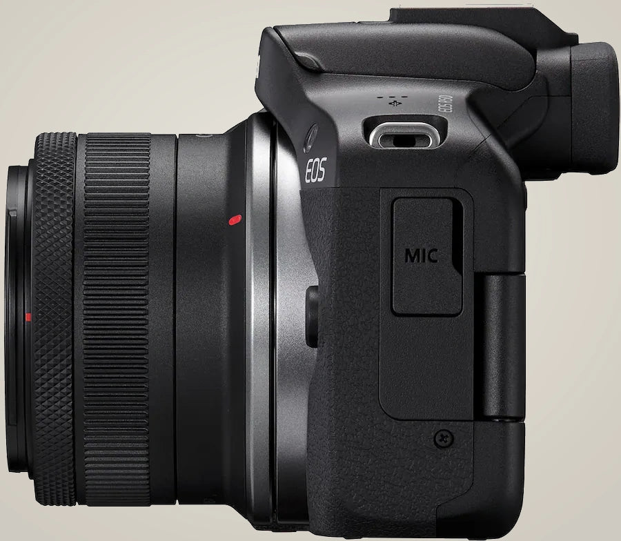Canon EOS R50 4K Mirrorless Camera with RF-S 18-45mm Lens - Black