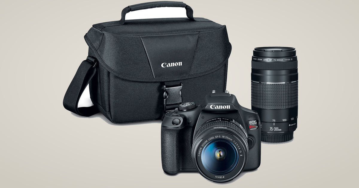 Canon EOS Rebel T7 DSLR Camera - Black